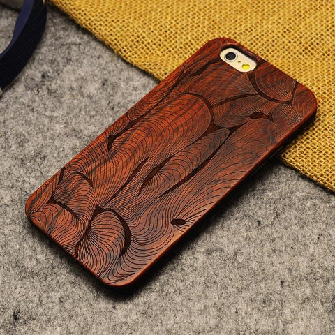 Thin Luxury Bamboo Wood Phone Case For Iphone