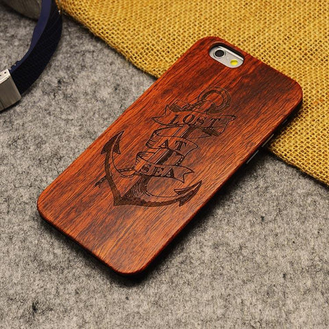 Thin Luxury Bamboo Wood Phone Case For Iphone