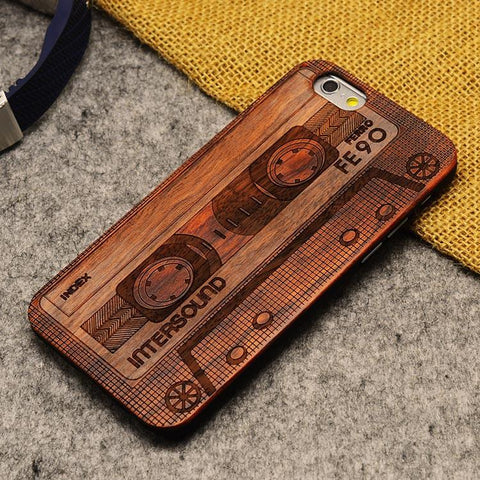 Thin Luxury Bamboo Wood Phone Case For Iphone