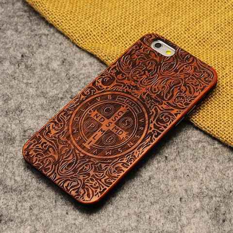 Thin Luxury Bamboo Wood Phone Case For Iphone