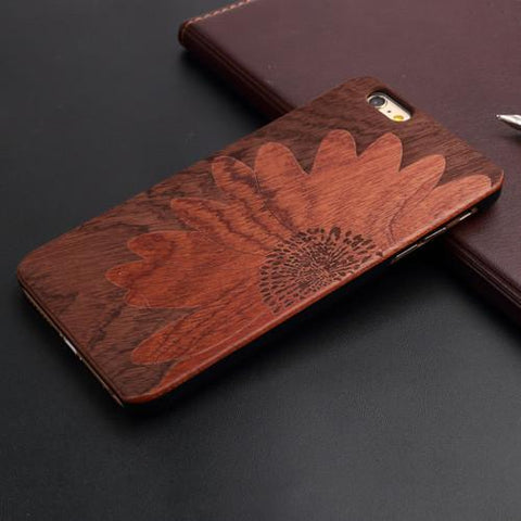 Thin Luxury Bamboo Wood Phone Case For Iphone