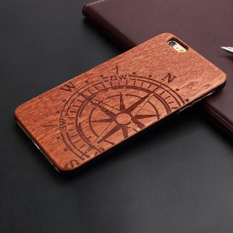 Thin Luxury Bamboo Wood Phone Case For Iphone