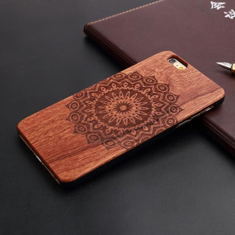 Thin Luxury Bamboo Wood Phone Case For Iphone