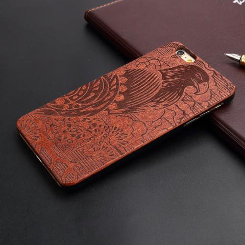 Thin Luxury Bamboo Wood Phone Case For Iphone