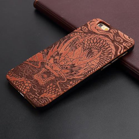 Thin Luxury Bamboo Wood Phone Case For Iphone