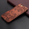 Image of Thin Luxury Bamboo Wood Phone Case For Iphone