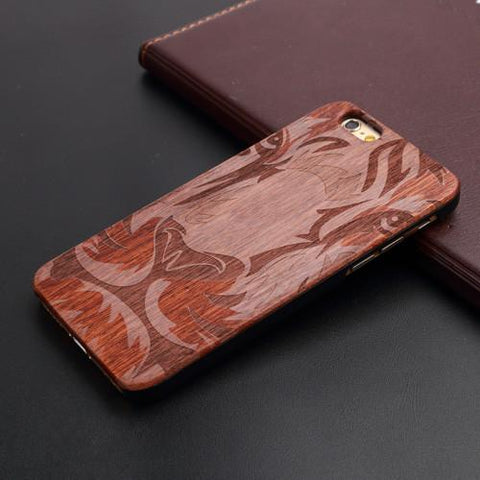 Thin Luxury Bamboo Wood Phone Case For Iphone