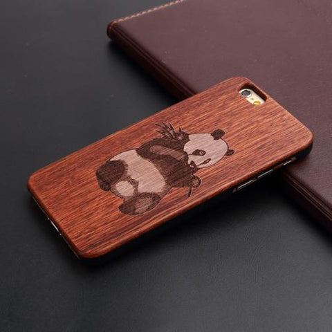 Thin Luxury Bamboo Wood Phone Case For Iphone