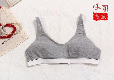 Fashion Women 100% Cotton Bust Push Up Bra