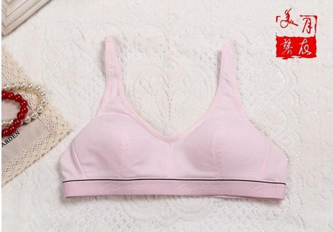 Fashion Women 100% Cotton Bust Push Up Bra