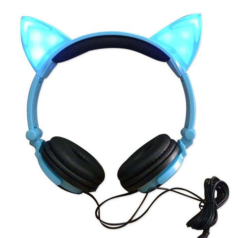 Cat Ear Headphones - With Glowing Ears