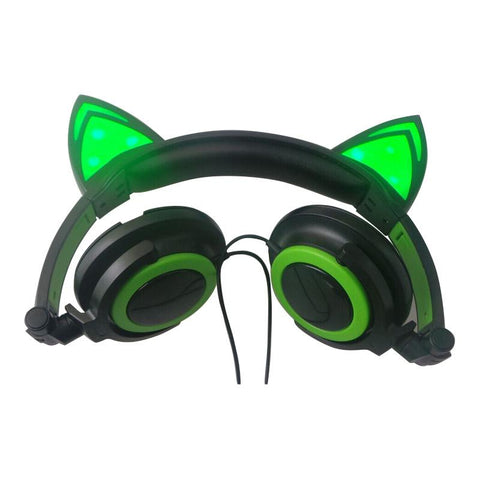 Cat Ear Headphones - With Glowing Ears