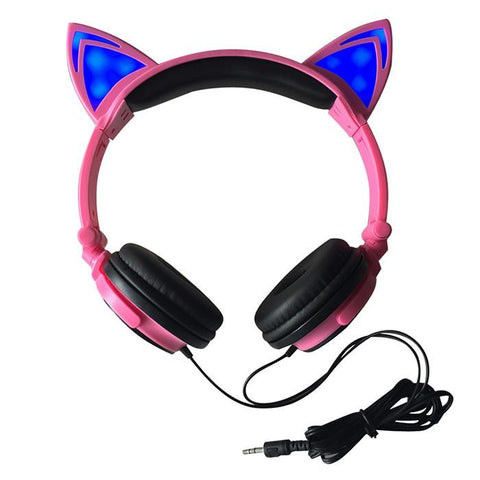 Cat Ear Headphones - With Glowing Ears