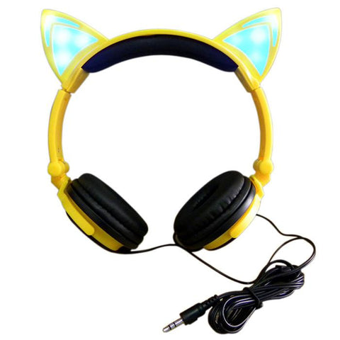 Cat Ear Headphones - With Glowing Ears