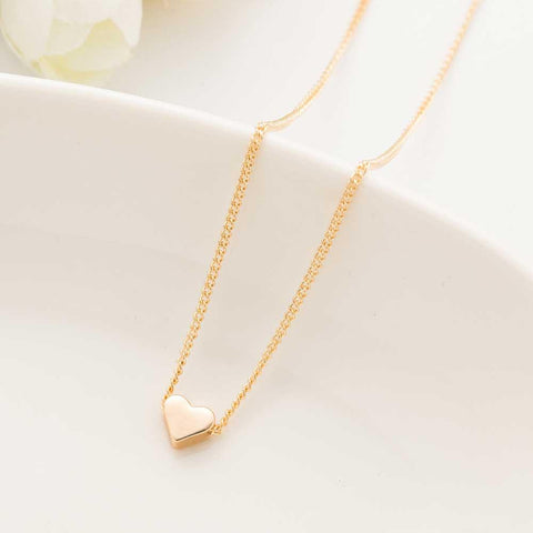 New Hot Trendy Tiny Heart Short Pendant Necklace