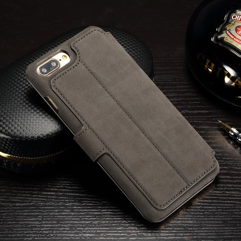 Leather Dirt Resistant Wallet Mobile Phone Bags & Cases for iPhone