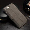 Image of Leather Dirt Resistant Wallet Mobile Phone Bags & Cases for iPhone