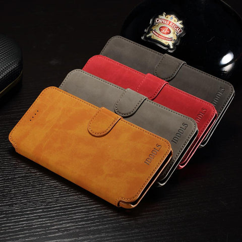 Leather Dirt Resistant Wallet Mobile Phone Bags & Cases for iPhone