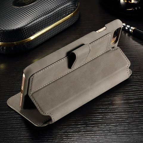 Leather Dirt Resistant Wallet Mobile Phone Bags & Cases for iPhone