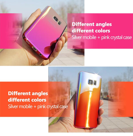 Colorful Case For Samsung Galaxy S Series Edge Case Gradient Color