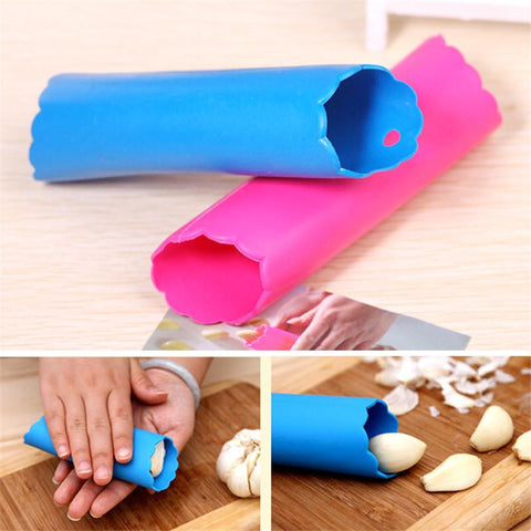 Cheap Kitchen Peeler Magic Silicone Garlic