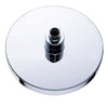 Image of 7 Colors Automatic Changing 8 Inch Roundness Bathroom LED Light Rain Top Shower Head