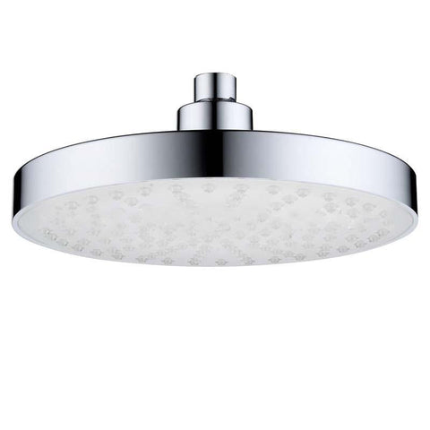 7 Colors Automatic Changing 8 Inch Roundness Bathroom LED Light Rain Top Shower Head