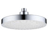 Image of 7 Colors Automatic Changing 8 Inch Roundness Bathroom LED Light Rain Top Shower Head