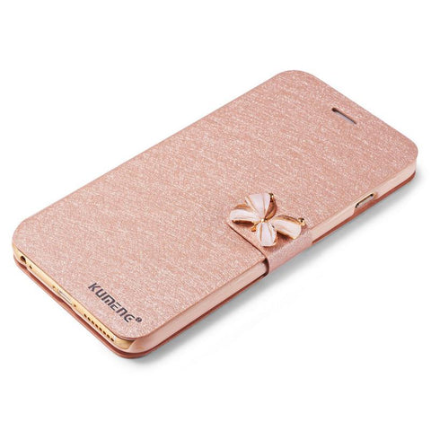 Luxury Fashion Butterfly Flip Leather Mobile Phone Case