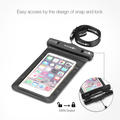 Universal Touch Screen IPX8 Waterproof Case