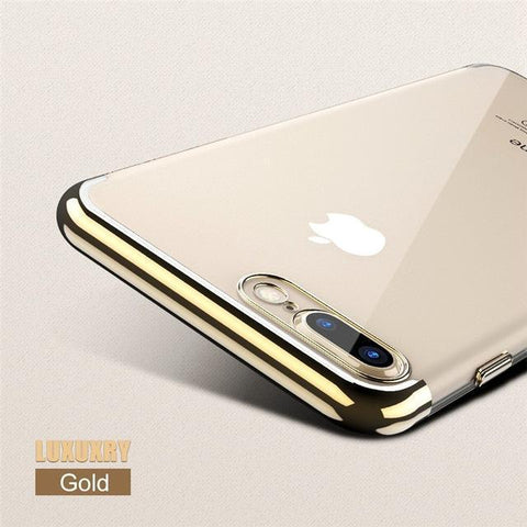 LUXURY 3D ARC GOLD PLATED FOR IPHONE 8 8 PLUS