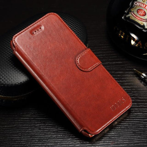 Leather Dirt Resistant Wallet Mobile Phone Bags & Cases for iPhone