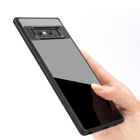 Full Protect Slim TPU & Acrylic Transparent Back Cover Shell for Galaxy Note8