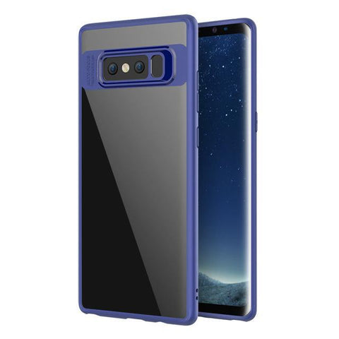 Full Protect Slim TPU & Acrylic Transparent Back Cover Shell for Galaxy Note8