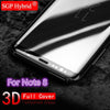 Image of 3D Full Cover Tempered Glass 9H Screen Protector for Samsung Galaxy Note 8