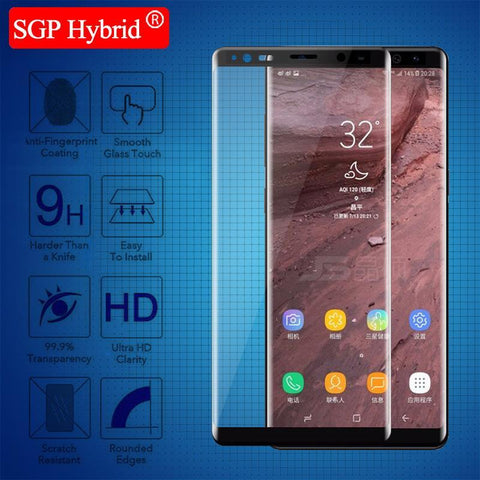 3D Full Cover Tempered Glass 9H Screen Protector for Samsung Galaxy Note 8