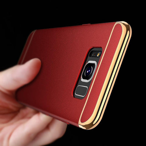 LUXURY FROSTED SHOCKPROOF PLATING CASE FOR GALAXY NOTE 8