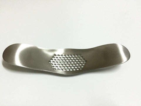 Stainless steel garlic press grinding slicer