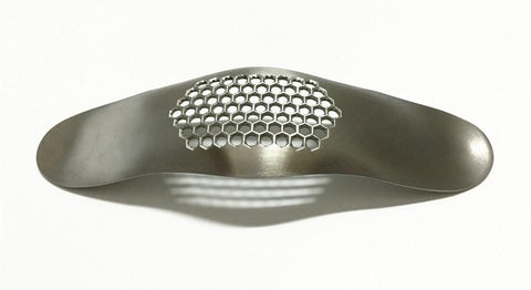 Stainless steel garlic press grinding slicer