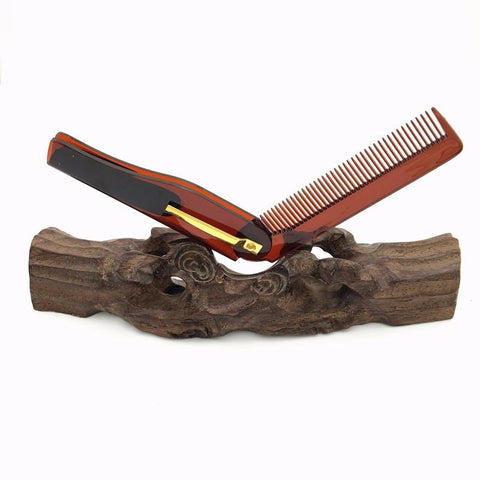 Hair Beauty Folding Moustache & Beard Comb Hairbrush Beauty Tools