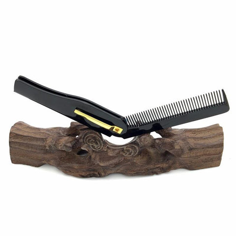 Hair Beauty Folding Moustache & Beard Comb Hairbrush Beauty Tools