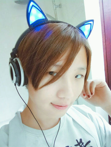 Cat Ear Headphones - With Glowing Ears