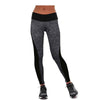 Image of Plus Size Black/Gray Women's Fitness Leggings