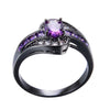 Image of Female Purple Oval Ring