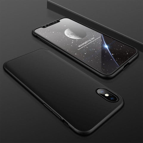 Hybrid 360° Full Body Hard Cover For iPhone X