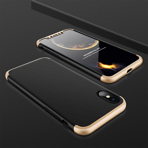 Hybrid 360° Full Body Hard Cover For iPhone X