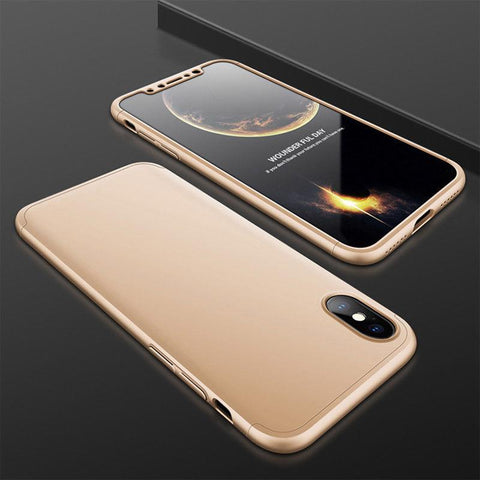 Hybrid 360° Full Body Hard Cover For iPhone X