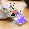 Image of Modern Blue Ray Light Clear Mobile Phone Case For iPhone