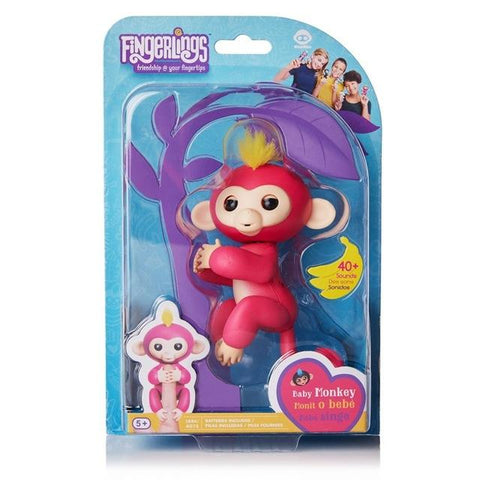 Interactive Cute Finger Money for Girls or Boys Colorful Finger Monkey