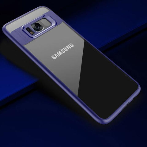 Acrylic Transparent Back Cover Case for Galaxy S8 & S8 Plus